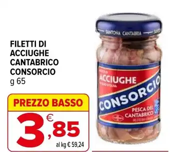 Iperal Filetti di acciughe cantabrico consorcio offerta