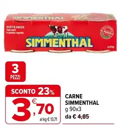 Iperal Carne SIMMENTHAL offerta