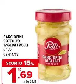 Iperal Carciofini sottolio tagliati POLLI offerta