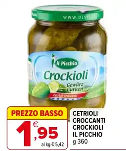 Iperal Cetrioli croccanti crockioli IL PICCHIO offerta