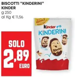 Pam Biscotti "kinderini" KINDER offerta