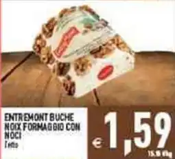 Iperfamily Entremont buche noix formaggio con noci offerta