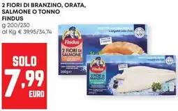 Pam 2 fiori di branzino, orata, salmone o tonno FINDUS offerta