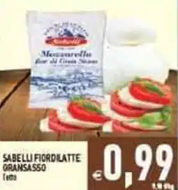 Iperfamily Sabelli fiordilatte gransasso offerta