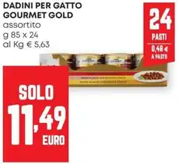 Pam Dadini per gatto GOURMET GOLD offerta