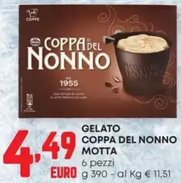 Pam Gelato coppa del nonno MOTTA offerta