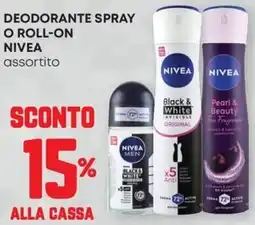 Pam Deodorante spray o roll-on NIVEA offerta