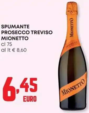 Pam Spumante prosecco treviso MIONETTO offerta
