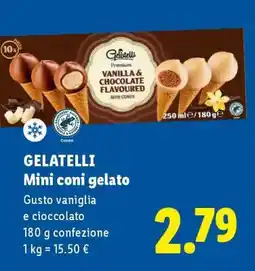 Lidl GELATELLI Mini coni gelato offerta