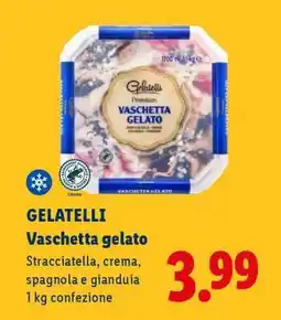 Lidl Gelatelli Vaschetta gelato offerta