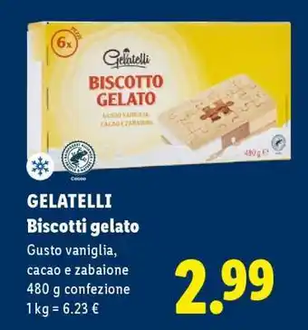 GELATELLI Biscotti gelato