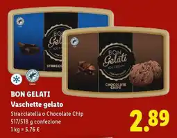 Lidl BON GELATI Vaschette gelato offerta