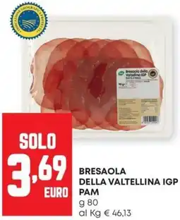 Pam Bresaola della valtellina igp PAM offerta