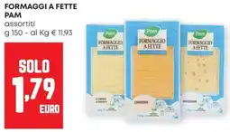 Pam Formaggi a fette PAM offerta