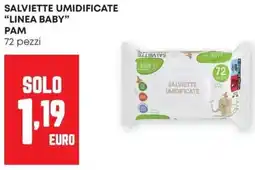 Pam Salviette umidificate "linea baby" PAM offerta