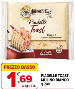 Iperal Piadelle toast MULINO BIANCO offerta