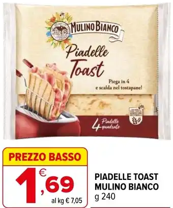 Iperal Piadelle toast MULINO BIANCO offerta