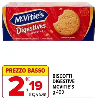 Iperal Biscotti digestive MCVITIE'S offerta