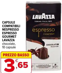 Iperal Capsule compatibili nespresso espresso LAVAZZA offerta