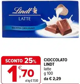 Iperal Cioccolato LINDT offerta