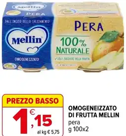 Iperal Omogeneizzato di frutta MELLIN offerta