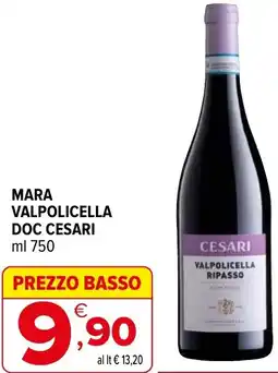 Iperal Mara valpolicella doc CESARI offerta