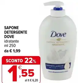Iperal Sapone detergente DOVE offerta