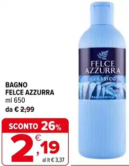 Iperal Bagno FELCE AZZURRA offerta