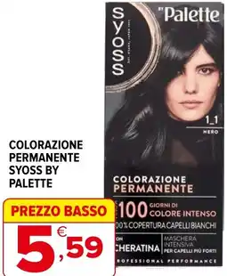Iperal Colorazione permanente SYOSS BY PALETTE offerta
