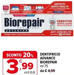 Iperal Dentifricio advance BIOREPAIR offerta