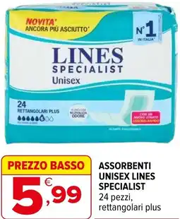 Iperal Assorbenti unisex LINES SPECIALIST offerta