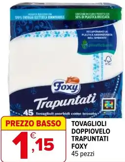 Iperal Tovaglioli doppiovelo trapuntati FOXY offerta