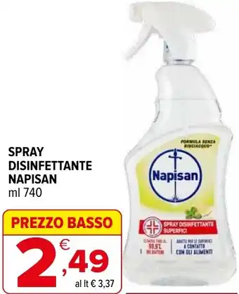 Iperal Spray disinfettante NAPISAN offerta
