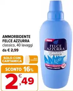 Iperal Ammorbidente FELCE AZZURRA offerta