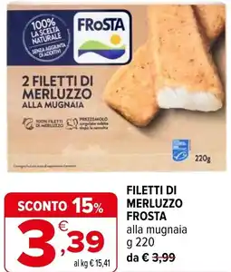Iperal Filetti di merluzzo FROSTA offerta
