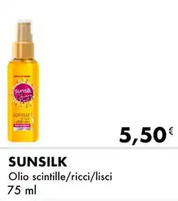 Iper Tosano SUNSILK Olio scintille/ricci/lisci offerta