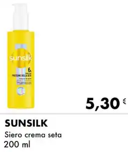 Iper Tosano SUNSILK Siero crema seta offerta