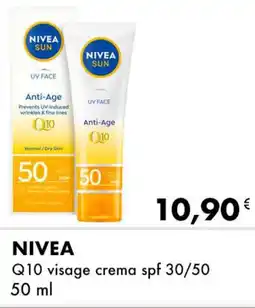 Iper Tosano NIVEA Q10 visage crema spf 30/50 offerta