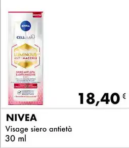 Iper Tosano NIVEA Visage siero antietà offerta