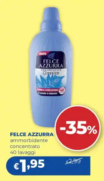 Acqua & Sapone FELCE AZZURRA ammorbidente concentrato offerta
