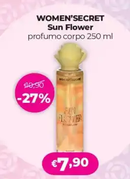 Acqua & Sapone WOMEN'SECRET Sun Flower profumo corpo offerta