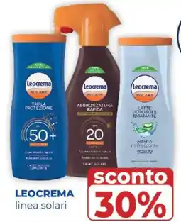 Acqua & Sapone LEOCREMA linea solari offerta