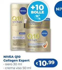 Acqua & Sapone NIVEA Q10 Collagen Expert, siero, crema viso offerta