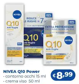 Acqua & Sapone NIVEA Q10 Power contorno occhi, crema viso offerta