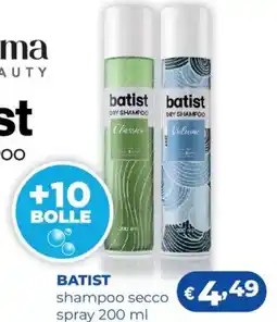 Acqua & Sapone BATIST shampoo secco spray offerta