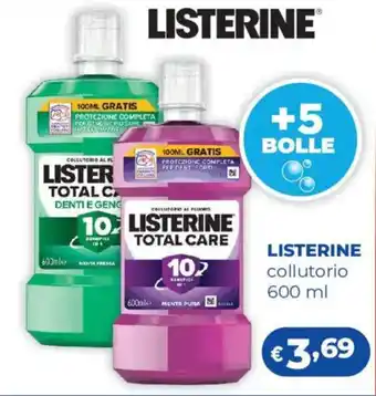 Acqua & Sapone LISTERINE collutorio offerta