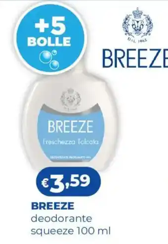 Acqua & Sapone BREEZE deodorante squeeze offerta