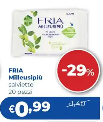 Acqua & Sapone FRIA Milleusipiù salviette offerta