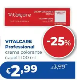 Acqua & Sapone VITALCARE Professional crema colorante capelli offerta