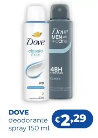 Acqua & Sapone DOVE deodorante spray offerta